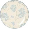 image:imageGibson Home Hometown Diner 12Piece Porcelain Dinnerware Set Round Plates and Bowls Set for 4 White with Green Rim Dishwasher Safe  Dinner Plate Salad Plate amp Cereal BowlBlue Floral Amdiral Hall