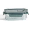 image:imageMartha Stewart Broadbrook 6 Piece Stoneware Meal Prep Container Set with Lids Rectangular Food Storage amp Bakewar Oven Refridgerator Microwave Dishwasher SafeGlassGreen Lid Shadowbrook  Rectangular