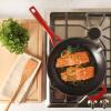 image:imageMartha Stewart Gatwick 12 Enameled Cast Iron Skillet PFASFree Classic Red Exterior with Matte Black Enamel Interior Rust Resistant Oven SafeClassic Red
