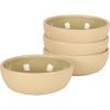 image:imageGibson Elite  Made in Portugal  Port Gaia 4 Piece Cereal Bowl Set 62 Stoneware Bowls Reactive Glaze Finish Soup Dessert amp Snack Bowls Microwave amp Dishwasher Safe  Grey