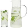 image:imageGibson Home Boozy Brunch 7 Piece Glass Pitcher amp Tumbler Set  15L Pitcher with Six 1314oz Tumblers Everyday Beverage amp Entertaining Drinkware Set Dishwasher SafeGlass Pitcher  Tumbler Set