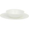 image:imageGibson Home Vanilla Hills 12Piece Opal Glass Dinnerware Set Service for 4  Includes 10 Dinner Plates 85 Salad Plates amp Bowls  Microwave Safe Dishwasher Safe Chip Resistant  White RoundWhite Vanilla Hills