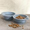 image:imageGibson Home Wags N Whiskers 3 Piece Elevated Pet Bowl Set 12oz Stainless Steel Dog amp Cat Bowl with PP Stand NonSlip Raised Feeder Food amp Water Station Dishwasher Safe BlueBlue WanderHound 118