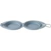image:imageGibson Home Wags N Whiskers 3 Piece Elevated Pet Bowl Set 12oz Stainless Steel Dog amp Cat Bowl with PP Stand NonSlip Raised Feeder Food amp Water Station Dishwasher Safe BlueBlue WanderHound 118