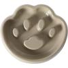 image:imageGibson Home Wags N Whiskers 3 Piece Elevated Pet Bowl Set 12oz Stainless Steel Dog amp Cat Bowl with PP Stand NonSlip Raised Feeder Food amp Water Station Dishwasher Safe BlueTaupe Curious Canines Paw Shaped Bowl