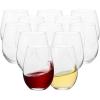 image:imageGibson Home Boozy Brunch 7 Piece Glass Pitcher amp Tumbler Set  15L Pitcher with Six 1314oz Tumblers Everyday Beverage amp Entertaining Drinkware Set Dishwasher SafeGlass 185oz Wine Glass Set