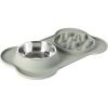 Green (Curious Canines Bone Shaped Double Bowl)