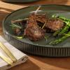 image:imageGibson Elite Crescenton Plates and Bowls Sets 12Piece Blue Stoneware Dinnerware Sets Round Reactive Glaze Dish SetDark Green Townscape