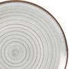 image:imageGibson Elite Leeds Court Plates and Bowls Sets 16Piece Stoneware Dinnerware Sets Terracotta Round Speckle Reactive Glaze Dish SetGray Dreamweaver