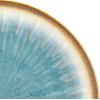 image:imageGibson Elite Leeds Court Plates and Bowls Sets 16Piece Stoneware Dinnerware Sets Terracotta Round Speckle Reactive Glaze Dish SetLight Blue Mayfair Bay