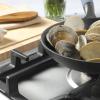 image:imageGibson Home Eaglestone Cast Iron Skillet 95 Preseason Pan  Blue Bakelight HandleBlue