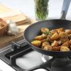 image:imageGibson Home Eaglestone Cast Iron Skillet 95 Preseason Pan  Blue Bakelight HandleBlue