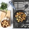 image:imageGibson Home Eaglestone Cast Iron Skillet 95 Preseason Pan  Blue Bakelight HandleBlue