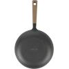 image:imageGibson Home Eaglestone Cast Iron Skillet 95 Preseason Pan  Blue Bakelight HandleTaupe