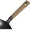 image:imageGibson Home Eaglestone Cast Iron Skillet 95 Preseason Pan  Blue Bakelight HandleTaupe