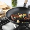 image:imageGibson Home Eaglestone Cast Iron Skillet 95 Preseason Pan  Blue Bakelight HandleTaupe
