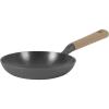 image:imageGibson Home Eaglestone Cast Iron Skillet 95 Preseason Pan  Blue Bakelight HandleTaupe