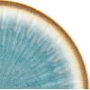 image:imageGibson Elite Bayou Moon Plates and Bowls Sets 16Piece White Matte Stoneware Dinnerware Sets Solid Color Reactive Glaze Dish SetLight Blue Mayfair Bay