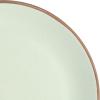 image:imageGibson Elite Bayou Moon Plates and Bowls Sets 16Piece White Matte Stoneware Dinnerware Sets Solid Color Reactive Glaze Dish SetMint Contempo Classic