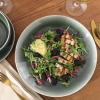 image:imageGibson Elite Pacifco Beach Plates and Bowls Sets 12Piece Stoneware Dinnerware Sets Reactive Glaze Dish Set  BlueGreen Pine Coast