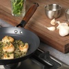 image:imageBabish 11 Inch Cast Iron Skillet with Wooden Handle PreSeasoned Nonstick Pan with Honeycomb Textured Cooking Surface Induction Oven Safe Skillet for Searing Frying Eggs Steak and Stir Fry95Inch Skillet
