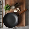 image:imageBabish 11 Inch Cast Iron Skillet with Wooden Handle PreSeasoned Nonstick Pan with Honeycomb Textured Cooking Surface Induction Oven Safe Skillet for Searing Frying Eggs Steak and Stir Fry11Inch Skillet