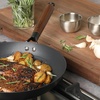 image:imageBabish 11 Inch Cast Iron Skillet with Wooden Handle PreSeasoned Nonstick Pan with Honeycomb Textured Cooking Surface Induction Oven Safe Skillet for Searing Frying Eggs Steak and Stir Fry11Inch Skillet