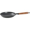 image:imageBabish 11 Inch Cast Iron Skillet with Wooden Handle PreSeasoned Nonstick Pan with Honeycomb Textured Cooking Surface Induction Oven Safe Skillet for Searing Frying Eggs Steak and Stir Fry95Inch Skillet