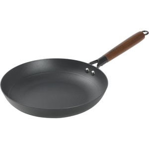 image:imageBabish 11 Inch Cast Iron Skillet with Wooden Handle PreSeasoned Nonstick Pan with Honeycomb Textured Cooking Surface Induction Oven Safe Skillet for Searing Frying Eggs Steak and Stir Fry11Inch Skillet