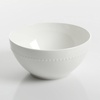 image:imageGibson Elite Bistro Fleur Plates and Bowls Sets 12Piece Stoneware Dinnerware Set for 4 Ivory White Scalloped Dish Set with Dinner Plates Salad Plates amp BowlsWhite Bone China