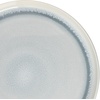 image:imageGibson Elite Bistro Fleur Plates and Bowls Sets 12Piece Stoneware Dinnerware Set for 4 Ivory White Scalloped Dish Set with Dinner Plates Salad Plates amp BowlsSpeckled Blue Juno Moon