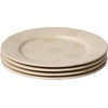image:imageBloomhouse  2 Time Oprahs Favorite Things  Made in Portugal Hand Painted Dinnerware Set  Porto Petals 12 Piece Service for 4 Floral Plates and Bowls Set  Green OrchidLilly Cream Dinner Plates