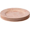 image:imageBloomhouse  2 Time Oprahs Favorite Things  Made in Portugal Hand Painted Dinnerware Set  Porto Petals 12 Piece Service for 4 Floral Plates and Bowls Set  Green OrchidBlush Pink Dinner Plates