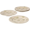 image:imageBloomhouse  2 Time Oprahs Favorite Things  Made in Portugal Hand Painted Dinnerware Set  Porto Petals 12 Piece Service for 4 Floral Plates and Bowls Set  Green OrchidGreen Orchid Dinner Plates