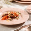 image:imageBloomhouse  2 Time Oprahs Favorite Things  Made in Portugal Hand Painted Dinnerware Set  Porto Petals 12 Piece Service for 4 Floral Plates and Bowls Set  Green OrchidBlush Pink 12pc Dinnerware