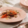 image:imageBloomhouse  2 Time Oprahs Favorite Things  Made in Portugal Hand Painted Dinnerware Set  Porto Petals 12 Piece Service for 4 Floral Plates and Bowls Set  Green OrchidBlush Pink Dinner Plates
