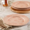 image:imageBloomhouse  2 Time Oprahs Favorite Things  Made in Portugal Hand Painted Dinnerware Set  Porto Petals 12 Piece Service for 4 Floral Plates and Bowls Set  Green OrchidBlush Pink Dinner Plates