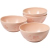 image:imageBloomhouse  2 Time Oprahs Favorite Things  Made in Portugal Hand Painted Dinnerware Set  Porto Petals 12 Piece Service for 4 Floral Plates and Bowls Set  Green OrchidBlush Pink Cereal Bowls