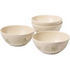 image:imageBloomhouse  2 Time Oprahs Favorite Things  Made in Portugal Hand Painted Dinnerware Set  Porto Petals 12 Piece Service for 4 Floral Plates and Bowls Set  Green OrchidGreen Orchid Cereal Bowls