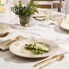 image:imageBloomhouse  2 Time Oprahs Favorite Things  Made in Portugal Hand Painted Dinnerware Set  Porto Petals 12 Piece Service for 4 Floral Plates and Bowls Set  Green OrchidGreen Orchid Dinner Plates
