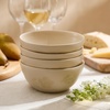 image:imageBloomhouse  2 Time Oprahs Favorite Things  Made in Portugal Hand Painted Dinnerware Set  Porto Petals 12 Piece Service for 4 Floral Plates and Bowls Set  Green OrchidLilly Cream Cereal Bowls