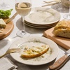image:imageBloomhouse  2 Time Oprahs Favorite Things  Made in Portugal Hand Painted Dinnerware Set  Porto Petals 12 Piece Service for 4 Floral Plates and Bowls Set  Green OrchidGreen Orchid Salad Plates