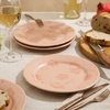 image:imageBloomhouse  2 Time Oprahs Favorite Things  Made in Portugal Hand Painted Dinnerware Set  Porto Petals 12 Piece Service for 4 Floral Plates and Bowls Set  Green OrchidLilly Cream Salad Plates