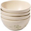 image:imageBloomhouse  2 Time Oprahs Favorite Things  Made in Portugal Hand Painted Dinnerware Set  Porto Petals 12 Piece Service for 4 Floral Plates and Bowls Set  Green OrchidGreen Orchid Cereal Bowls
