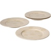 image:imageBloomhouse  2 Time Oprahs Favorite Things  Made in Portugal Hand Painted Dinnerware Set  Porto Petals 12 Piece Service for 4 Floral Plates and Bowls Set  Green OrchidLilly Cream Dinner Plates