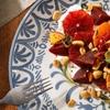 image:imageBloomhouse  2Time Oprahs Favorite Things  Valencia Flor 4 Piece Dessert amp Salad Plate Set 875 Stoneware Plates Mediterranean Floral Decal Design Microwave amp Dishwasher Safe Iris BlueIris Blue 4pc Dinner Plate Set