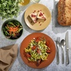 image:imageGibson Elite AvantGarde 12 Piece Stoneware Dinnerware Set for 4 Chateau Grey Plates and Bowls Set with Reactive Glaze Includes Dinner Plates Salad Plates and BowlsBlackYellowOrangeGreen Capetown