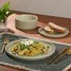 image:imageGibson Elite AvantGarde 12 Piece Stoneware Dinnerware Set for 4 Chateau Grey Plates and Bowls Set with Reactive Glaze Includes Dinner Plates Salad Plates and BowlsGreen Solana