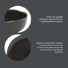 image:imageGibson Elite Island Bay 12Piece New Bone China Dinnerware Set Service for 4 Reactive Glaze Plates and Bowls Dishwasher and Microwave Safe Black and CreamBlack Nardini