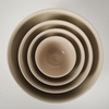 image:imageGibson Elite Maple Grove 4Piece Stoneware Nesting Bowl Set 9 7 55 and 44 Reactive Glaze Mixing and Serving Bowls Dishwasher and Microwave Safe GrayGray